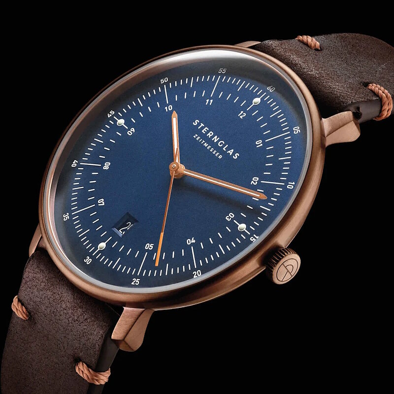 Sternglas Hamburg Dark Blue Bronze S01-HH27-VI17 Horlogewatch