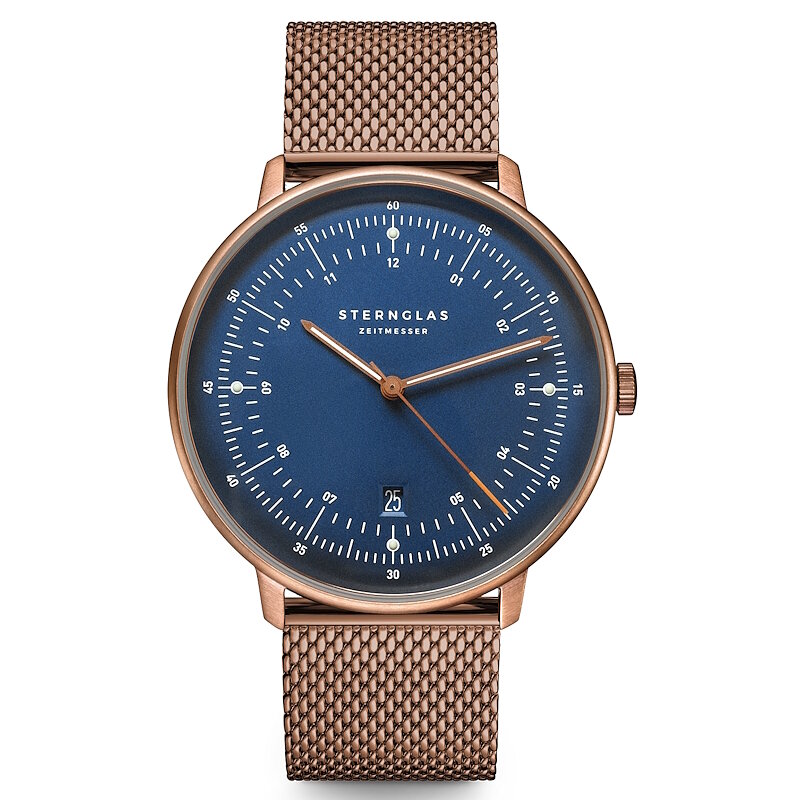 Sternglas Hamburg Dark Blue Bronze S01-HH27-MI11 Horlogewatch