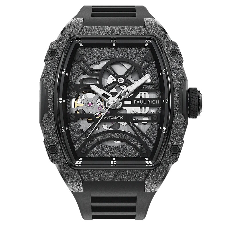 Paul Rich Astro Skeleton Galaxy Black Automatic Horlogewatch