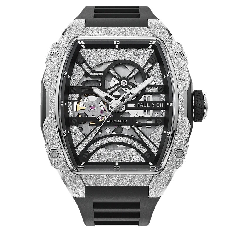 Paul Rich Astro Skeleton Abyss Silver Automatic Horlogewatch