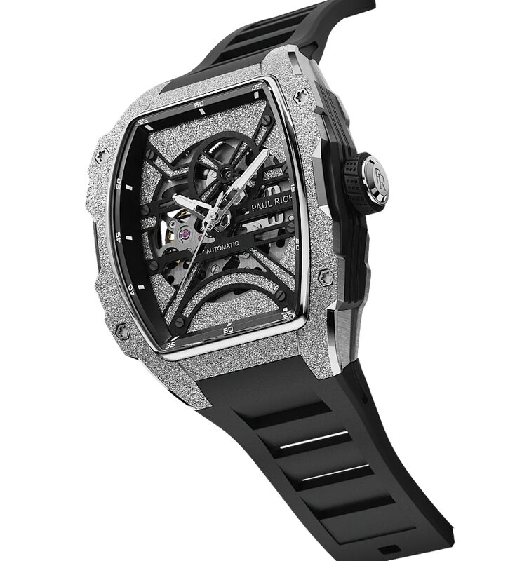 Paul Rich Astro Skeleton Abyss Silver Automatic Horlogewatch