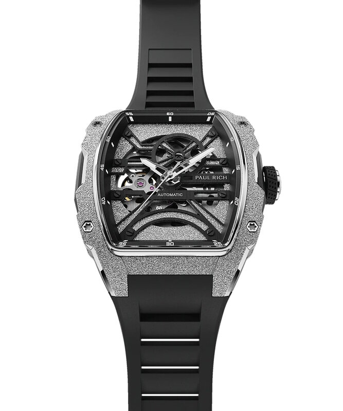 Paul Rich Astro Skeleton Abyss Silver Automatic Horlogewatch