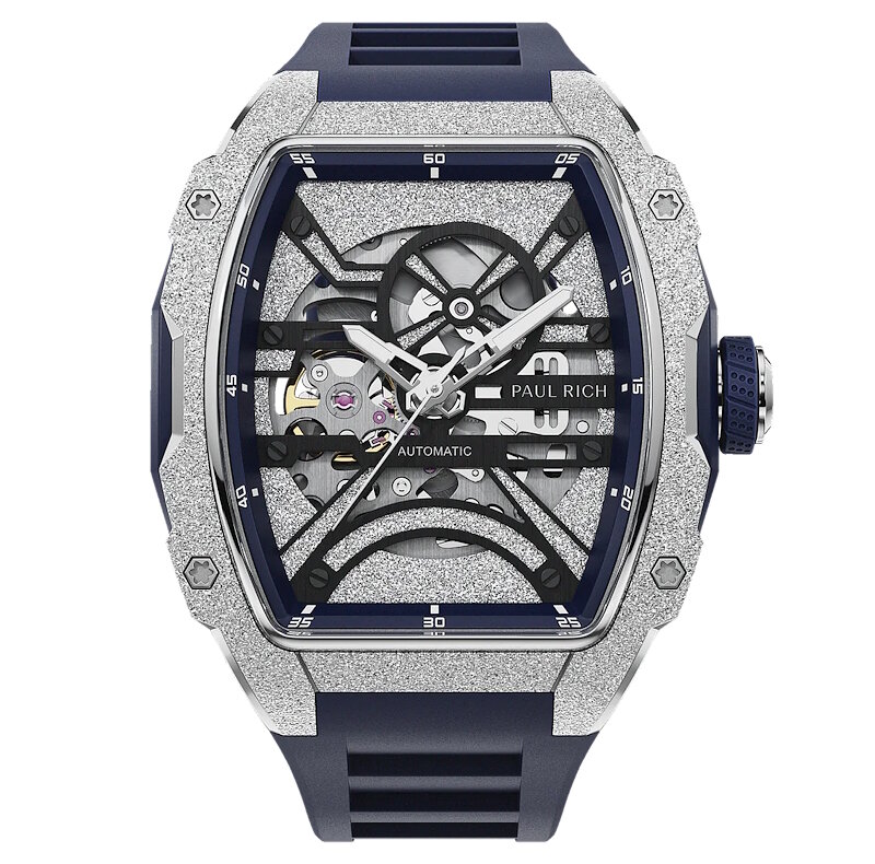 Paul Rich Astro Skeleton Lunar Silver Automatic Horlogewatch