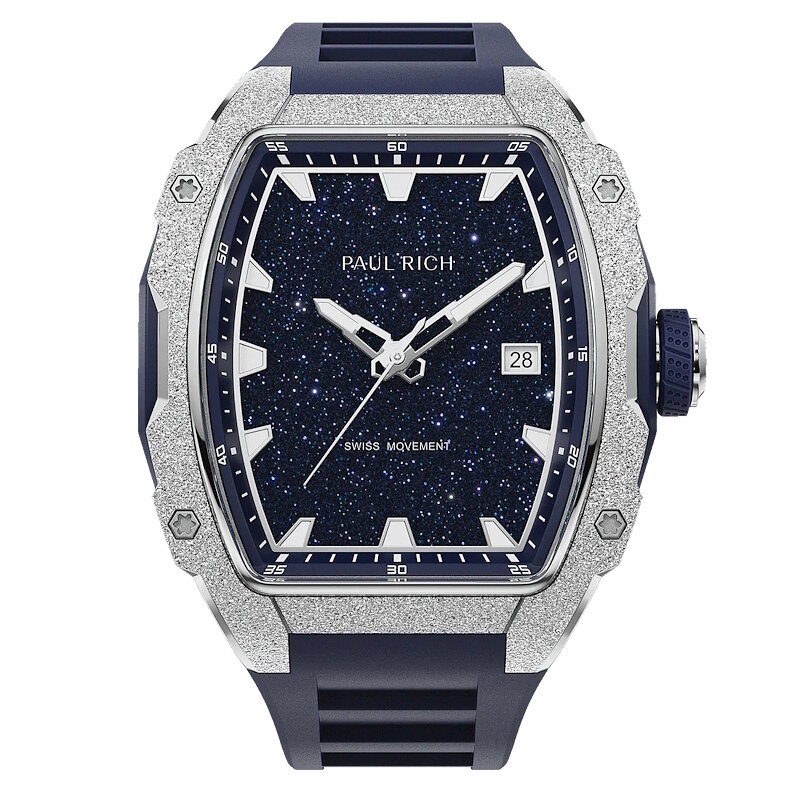 Paul Rich Astro Lunar Silver Horlogewatch