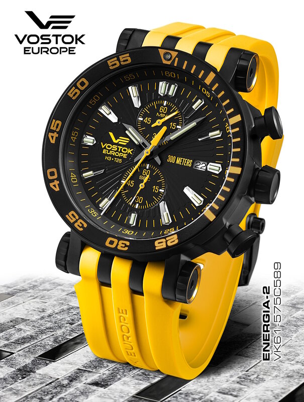 Vostok Europe Energia Rocket Chronograph VK61-575C589 Horlogewatch