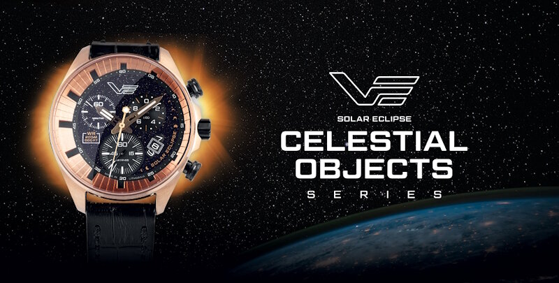 Vostok Europe Solar Eclipse Limited Edition Chronograph 6S30-325E728 Horlogewatch