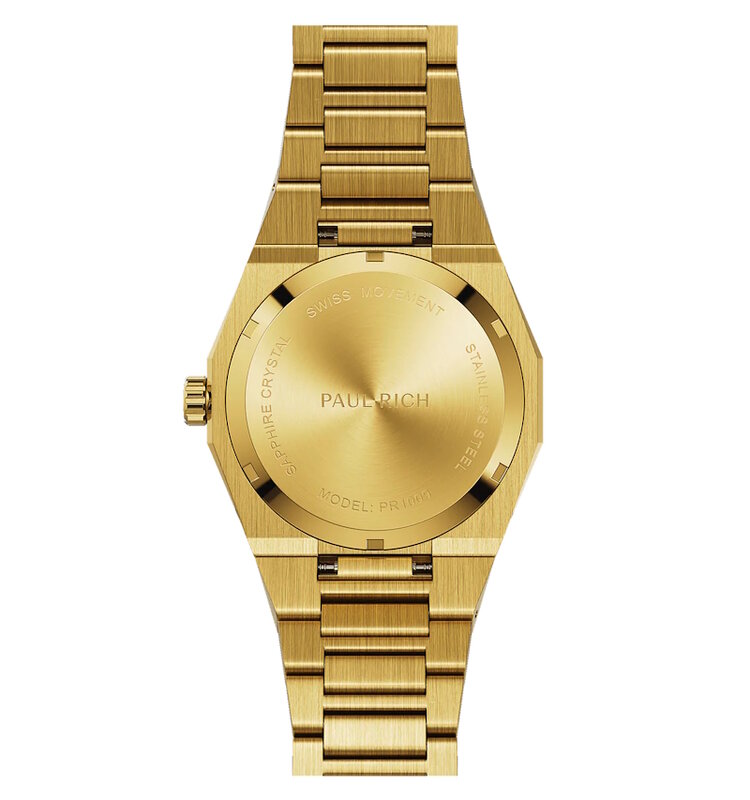 Paul Rich Iced Star Dust II Gold Limited Edition Horlogewatch