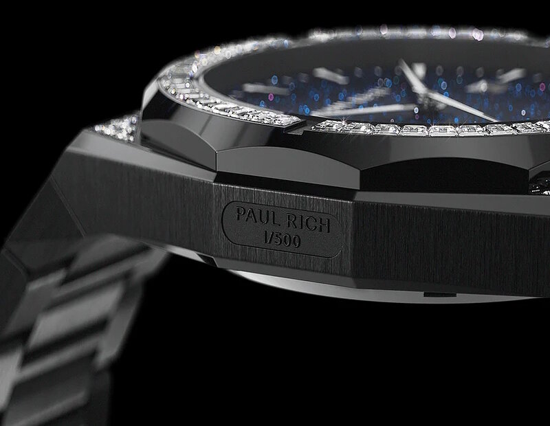 Paul Rich Iced Star Dust II Black Limited Edition Horlogewatch