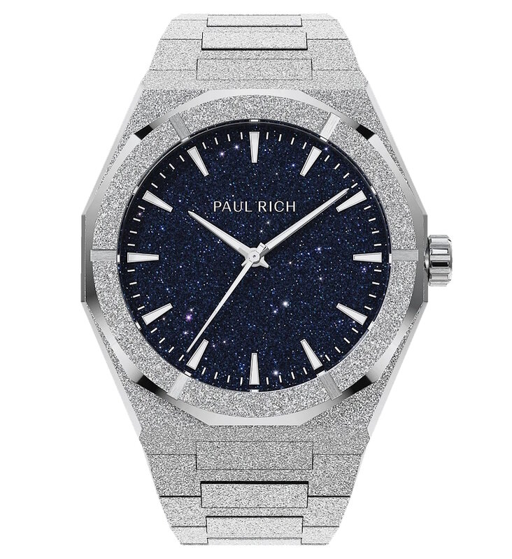 Paul Rich Frosted Star Dust II Silver Horlogewatch