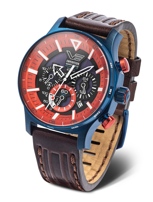 Vostok Europe Expedition North Pole Polar Sunrise Solar Chrono VR42-​595D734 Horlogewatch