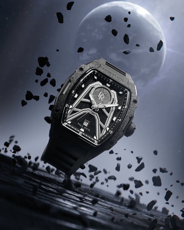 Paul Rich Astro Meteora Dark Matter Black Limited Edition Automatic Horlogewatch