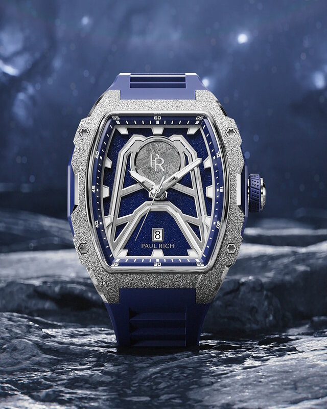 Paul Rich Astro Meteora Lunar Silver Limited Edition Automatic Horlogewatch