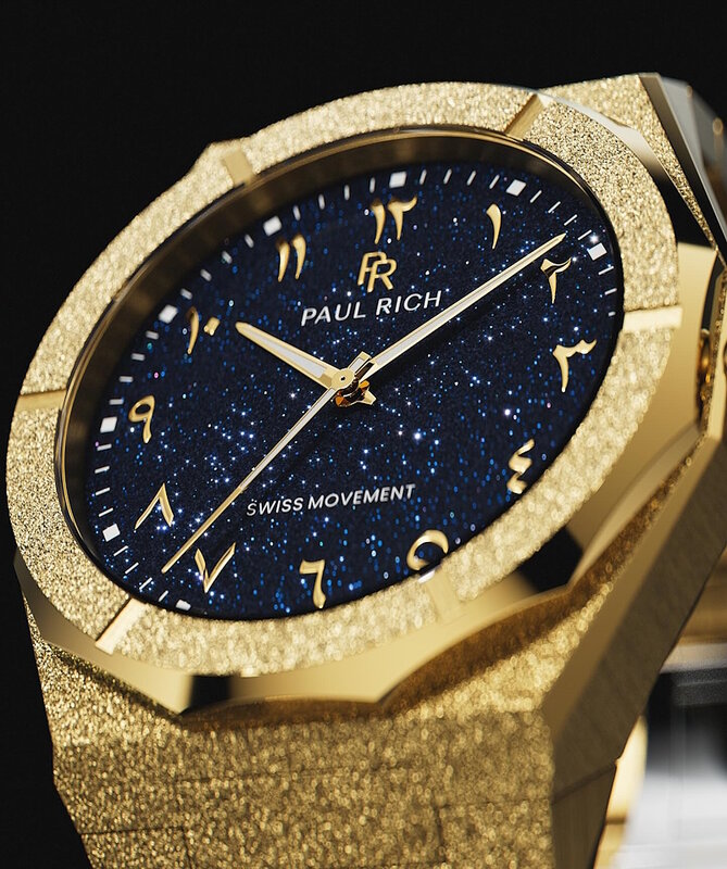 Paul Rich Frosted Star Dust II Desert Gold Horlogewatch