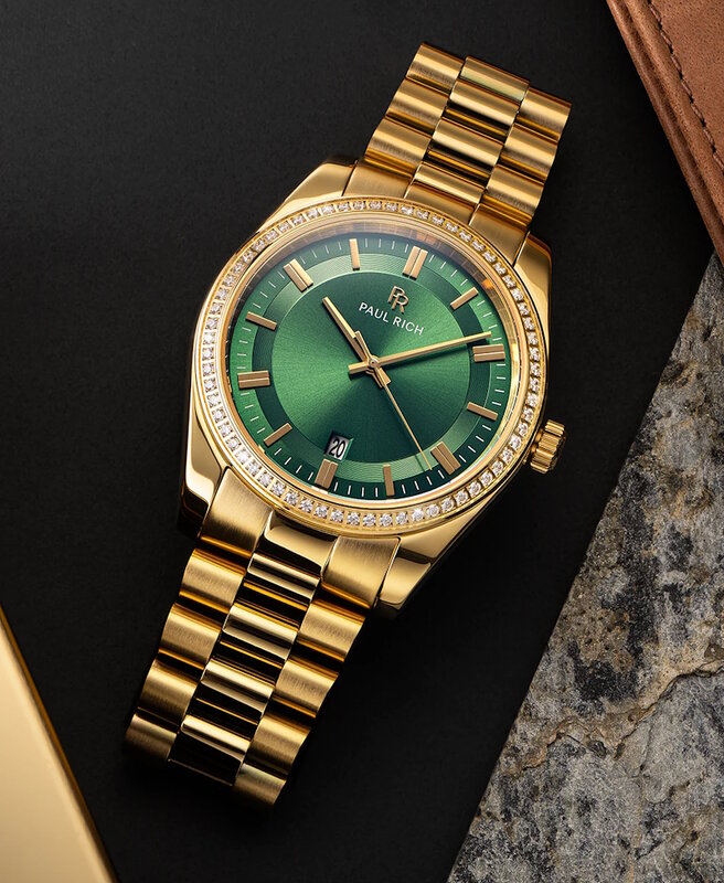 Paul Rich Legacy Gold Green Horlogewatch