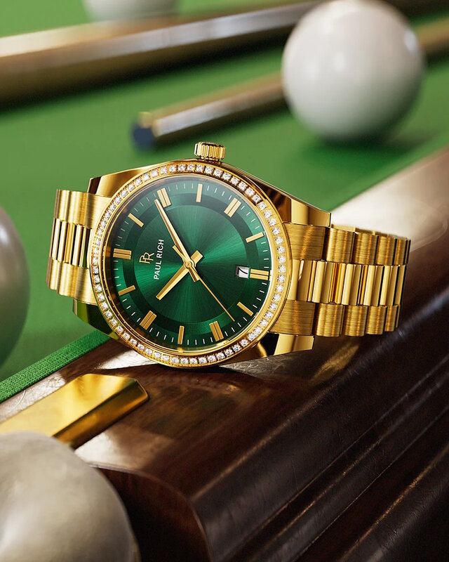 Paul Rich Legacy Gold Green Horlogewatch