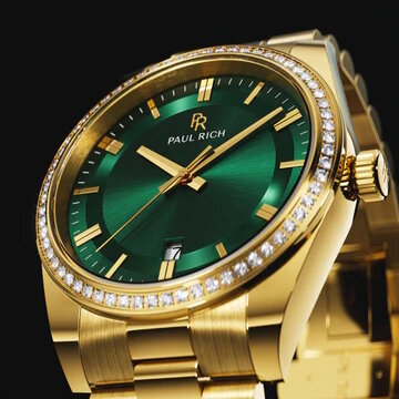 Paul Rich Legacy Gold Green Horlogewatch