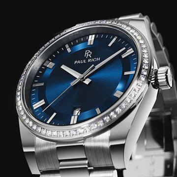 Paul Rich Legacy Silver Blue Horlogewatch