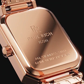 Paul Rich Icon Rose Gold Turqoise Horlogewatch