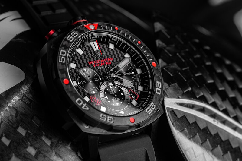 Vostok Europe Benediktas Vanagas Dakar Edition 2024 Titanium Chronograph VK67-650J740 Horlogewatch