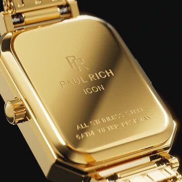 Paul Rich Icon Gold Black Horlogewatch