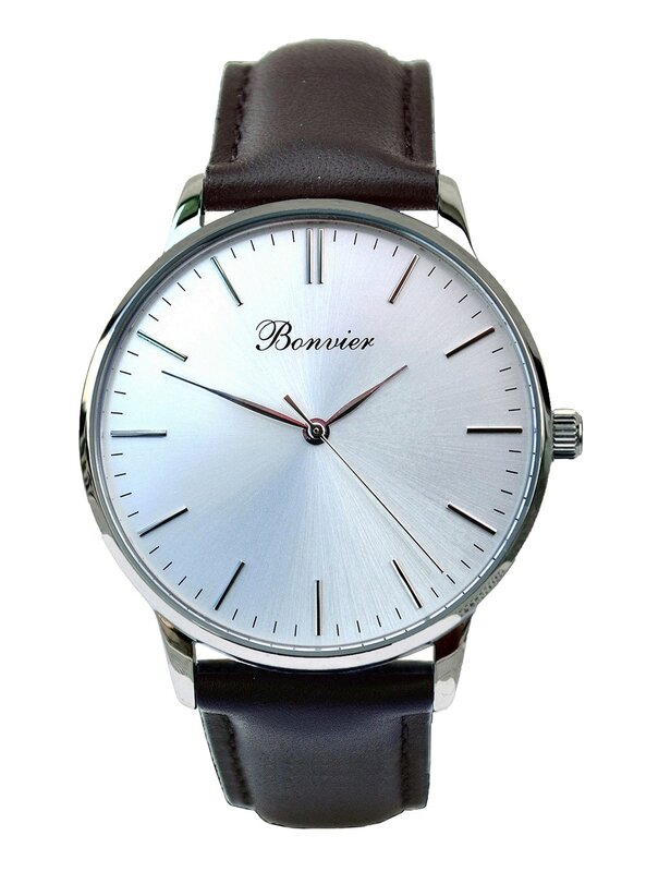 Bonvier Classic Silver BW002 horloge Horlogewatch.nl