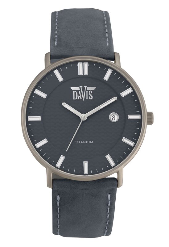 Davis 2072 Boston Horloge Titanium Horlogewatch.nl