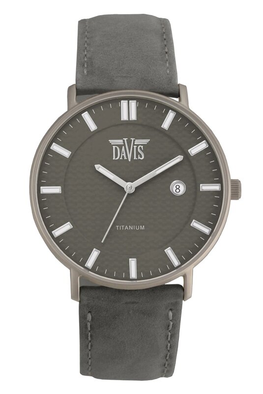 Davis 2073 Boston Horloge Titanium Horlogewatch.nl