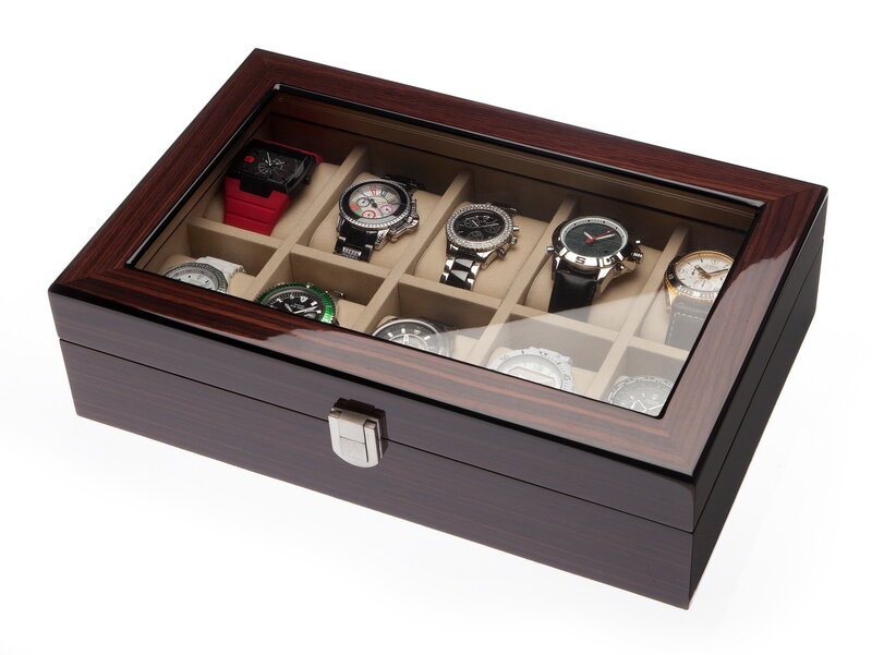 Detomaso Horlogebox W-053-B Mahonie Horlogewatch.nl