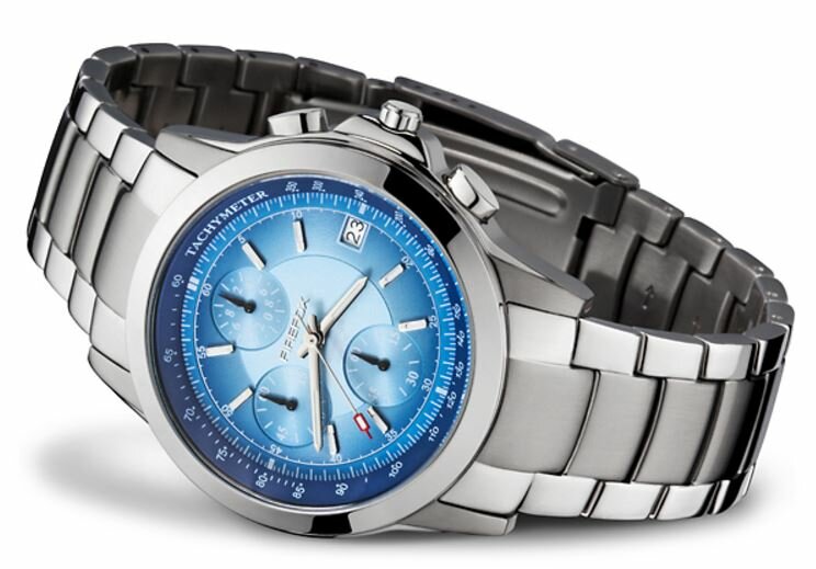 Firefox Shooter FFS07-103 Steel Blauw Chronograaf Horlogewatch.nl