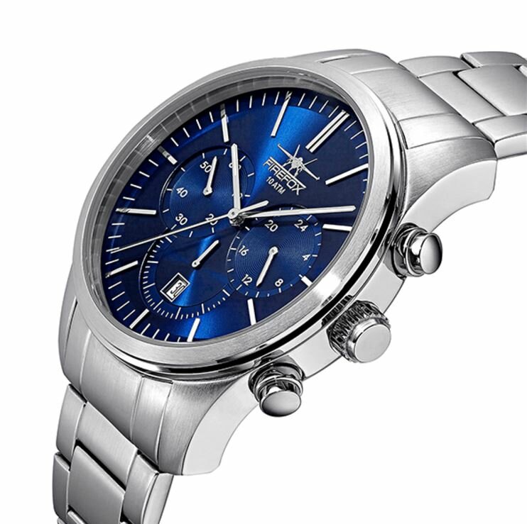 Firefox Sunray FFS270-103 blue steel chronograaf Horlogewatch.nl