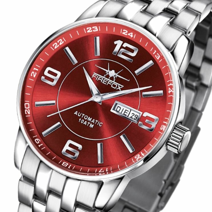 Firefox Automaat FFS500-105 Rood Miyota 8205 Horlogewatch.nl