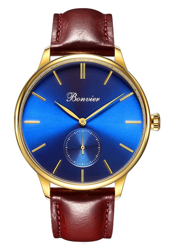 Bonvier Navona Blue Gold BW023 horloge Horlogewatch.nl