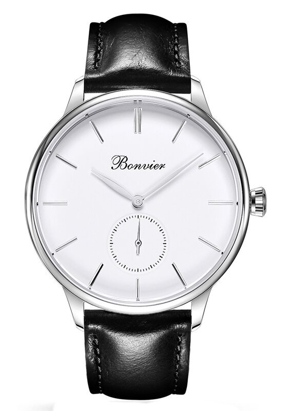 Bonvier Navona White Silver BW022 Horlogewatch.nl