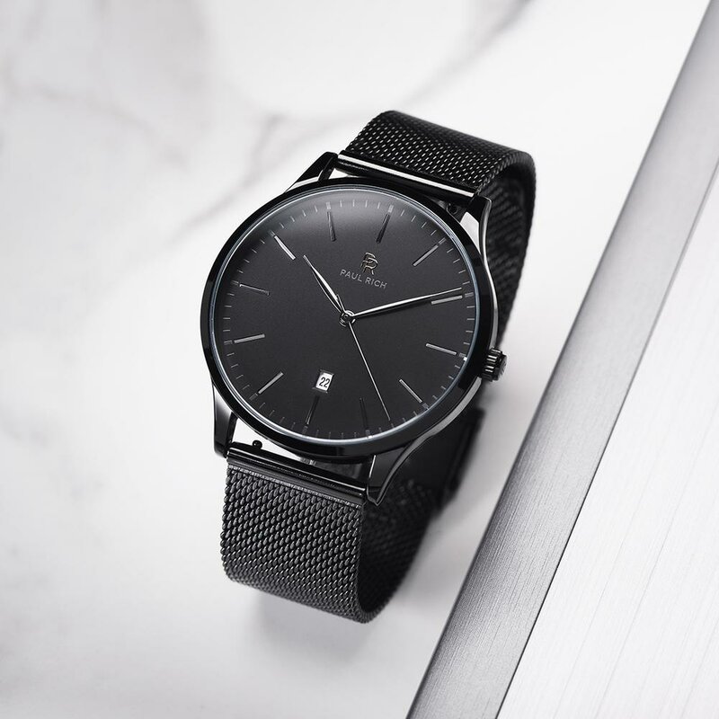 Paul Rich Onyx Black Mesh Horlogewatch.nl