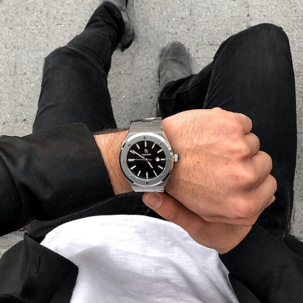 Paul Rich Noble&#039;s Silver 45 mm Horlogewatch