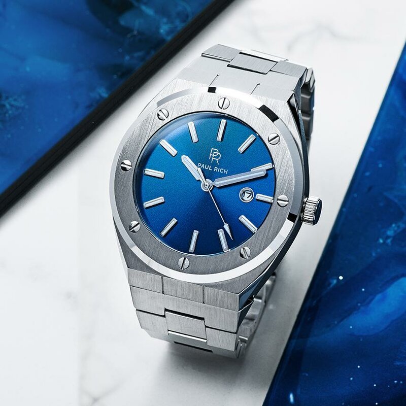 Paul Rich Barons Blue Signature Ocean Blue Horlogewatch.nl