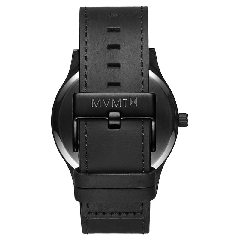 MVMT Classic 45mm Black Leather D-&shy;L213.5L.551 Horlogewatch.nl