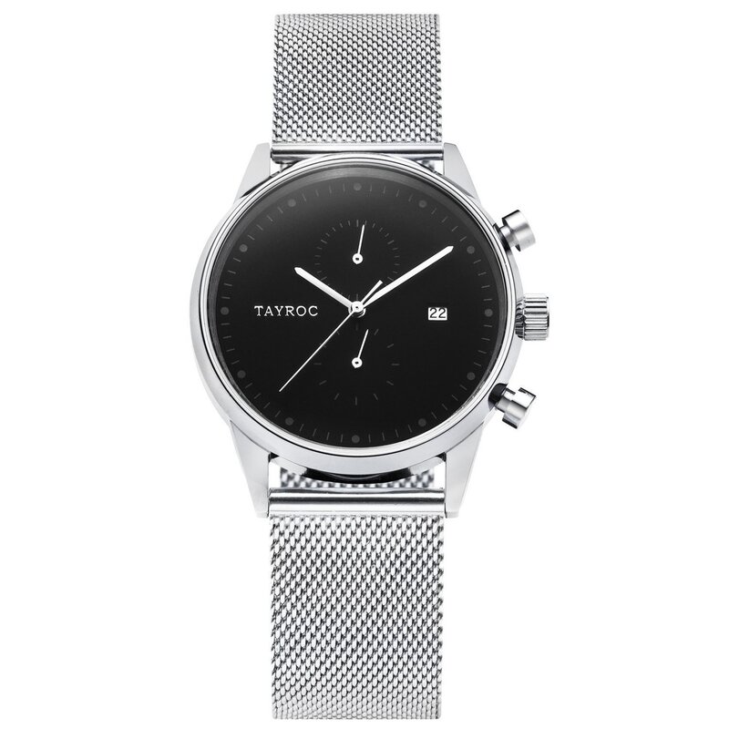 Tayroc TXM088 Silver Meshband Horlogewatch.nl