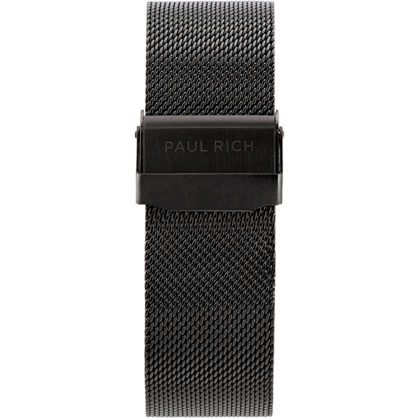 Paul Rich Horlogeband Chrono Black Mesh 22 mm Horlogewatch.nl