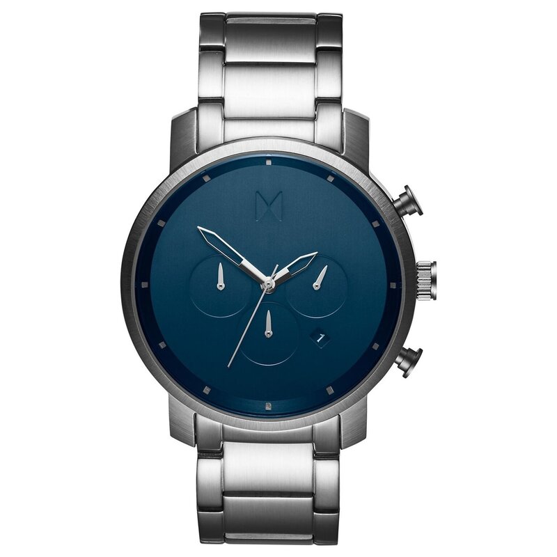 MVMT Chrono Midnight Silver 45mm D-&shy;MC01-&shy;SBLU Horlogewatch.nl