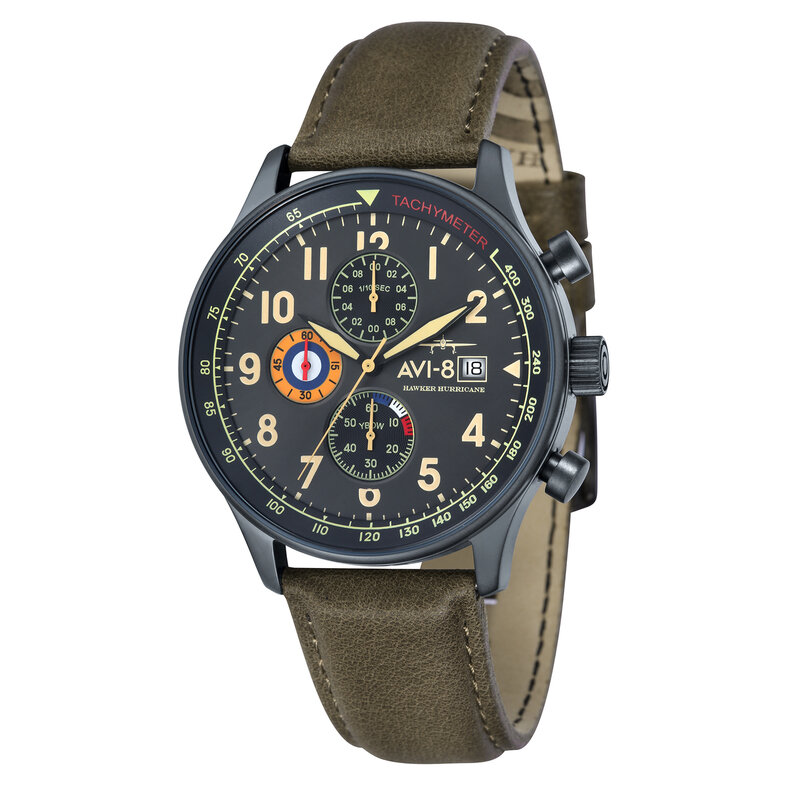 AVI-8 Hawker Hurricane Dark Earth AV-4011-0E Horlogewatch.nl