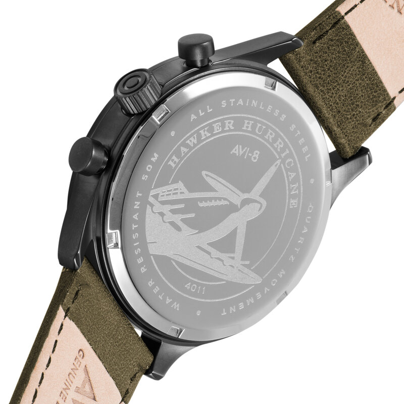 AVI-8 Hawker Hurricane Dark Earth AV-4011-0E Horlogewatch.nl