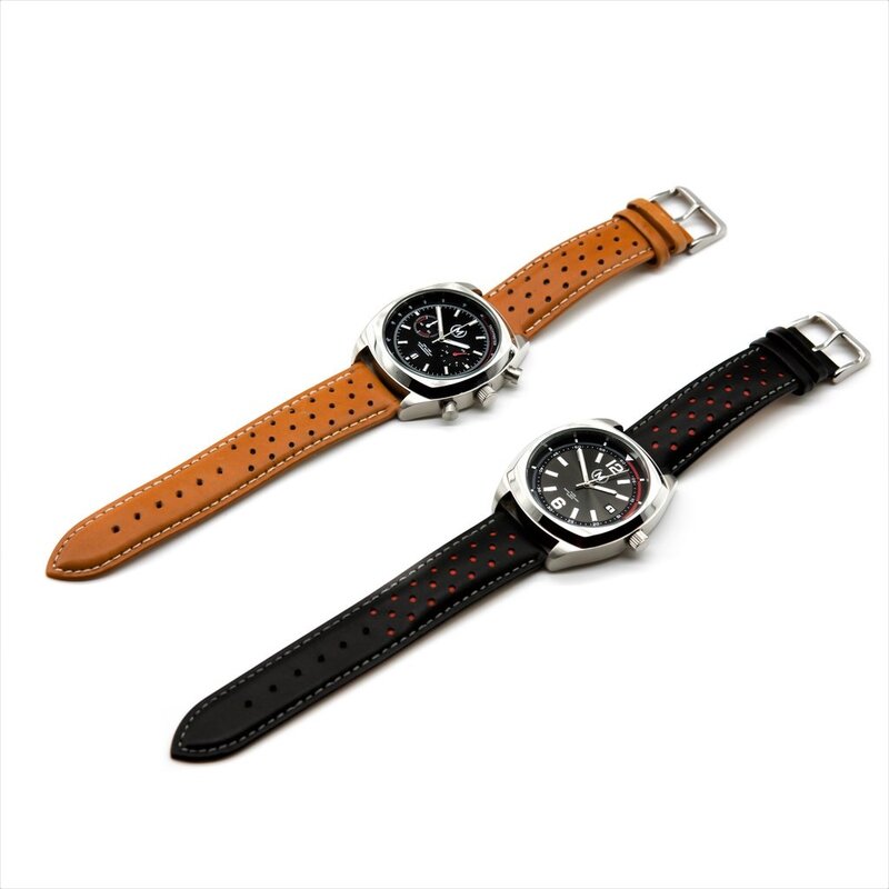 Marchand Classic Driver Chrono Tan Strap Horlogewatch.nl