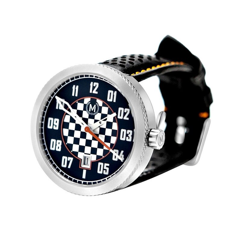 Marchand Black And Orange Automatic Legacy Horlogewatch.nl