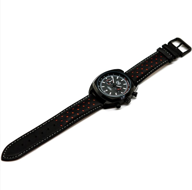 Marchand Black Driver Chrono Horlogewatch.nl