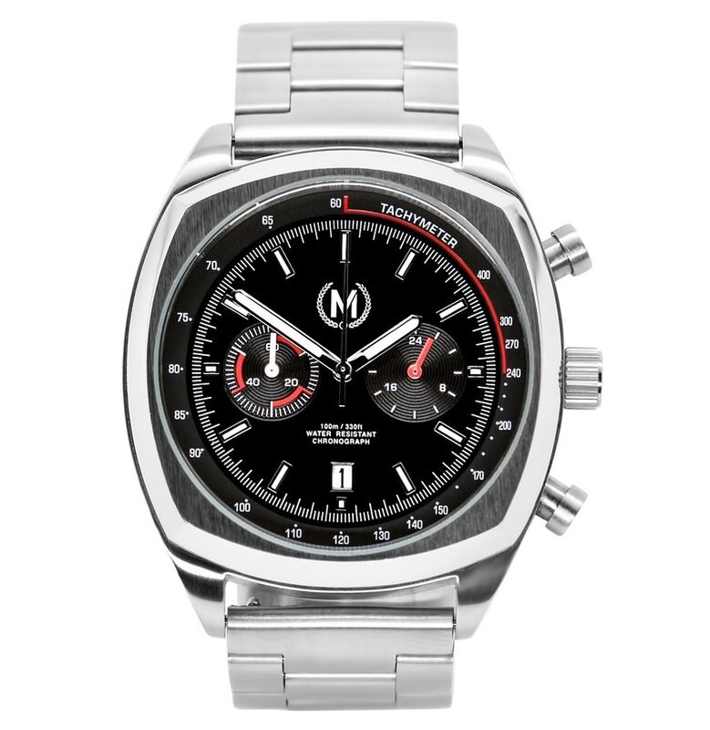 Marchand Classic Driver Chrono Metal Strap Horlogewatch.nl