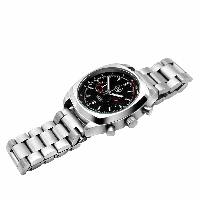 Marchand Classic Driver Chrono Metal Strap Horlogewatch.nl