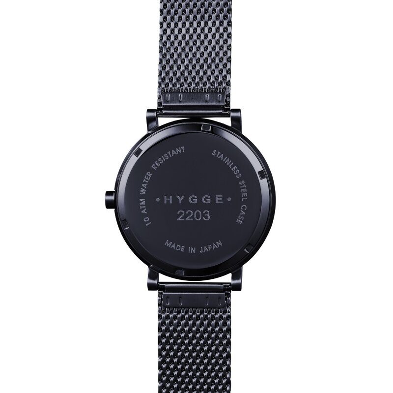 Hygge 2203 Black Mesh MSM2203BC(BK) Horlogewatch.nl