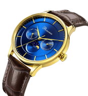 Bonvier Roma Blue Gold Maanfase 40 mm Horlogewatch.nl