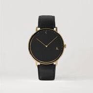 Sandell Night Signature Black Leather Horlogewatch.nl